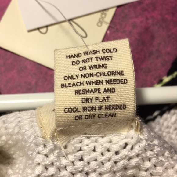 Colorblock Soft Sweater Tank Blue White Black - Picture 8 of 8